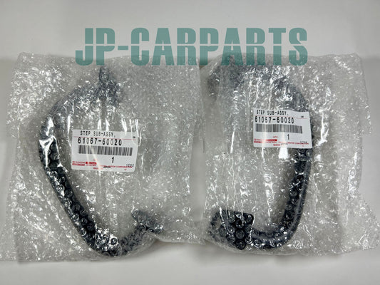 GENUINE TOYOTA QUARTER PANEL STEP SUB-ASSY NO.2 (61057-60020)+NO.3 (61067-60020) RH SET