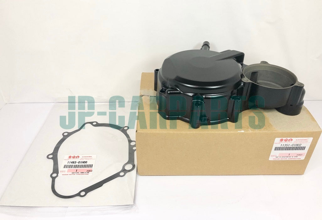 SUZUKI LH ENGINE STATOR COVER & GASKET 11351-01H02 & 11483-01H00, GSXR600 750 GSX-R