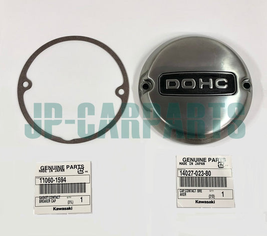 KAWASAKI BREAKER POINT COVER SET 14027-023-80 & 11060-1594, KZ1000 Z1