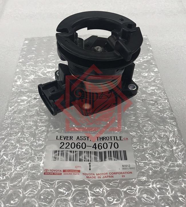 GENUINE 22060-46070 THROTTLE LEVER ASSY, LEXUS IS300 GS300/400/430, JZS160,UZS16 - JP-CARPARTS