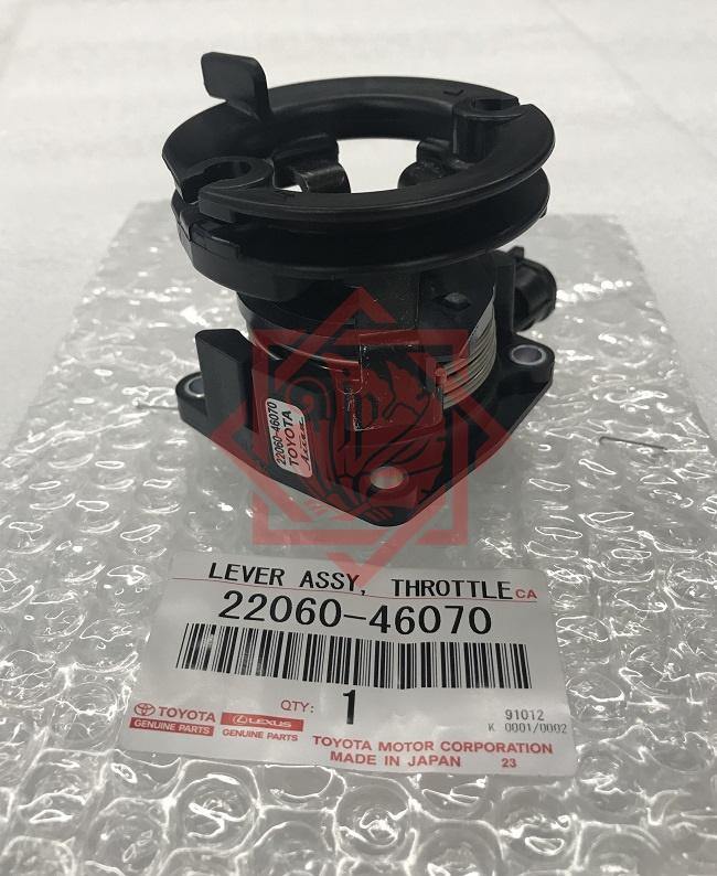 GENUINE 22060-46070 THROTTLE LEVER ASSY, LEXUS IS300 GS300/400/430, JZS160,UZS16 - JP-CARPARTS
