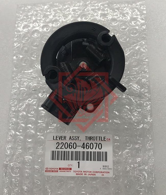 GENUINE 22060-46070 THROTTLE LEVER ASSY, LEXUS IS300 GS300/400/430, JZS160,UZS16 - JP-CARPARTS