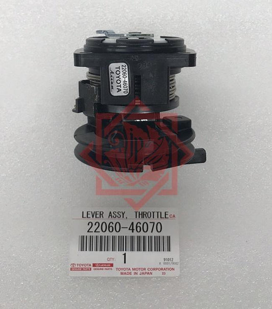 GENUINE 22060-46070 THROTTLE LEVER ASSY, LEXUS IS300 GS300/400/430, JZS160,UZS16 - JP-CARPARTS