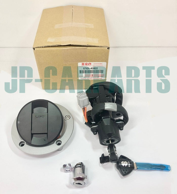 SUZUKI LOCK SET IGNITION SWITCH, KEYS, FUEL CAP 37101-40822, GSXR600 750