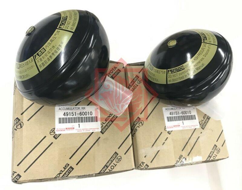 49151-60010 TOYOTA/LEXUS GENUINE SUSPENSION ACCUMULATOR RR SET LX470 UZJ100 - JP-CARPARTS