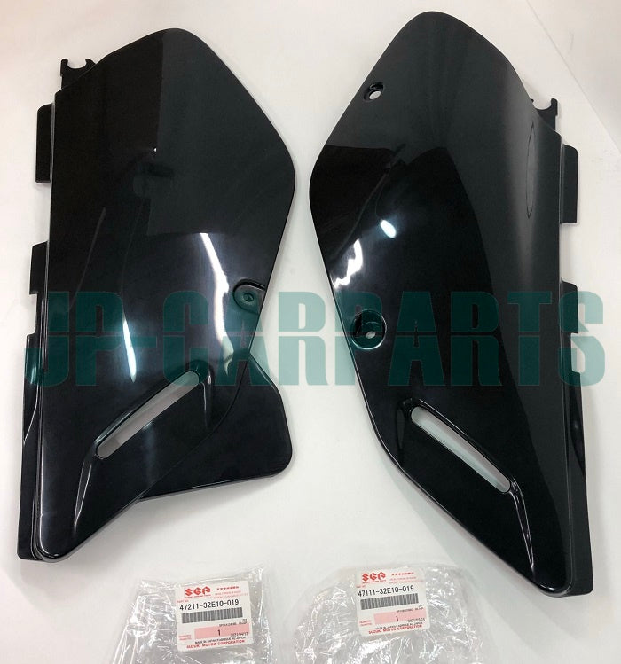 SUZUKI BLACK SIDE FRAME COVERS LH & RH 47211-32E10-019 & 47111-32E10-019