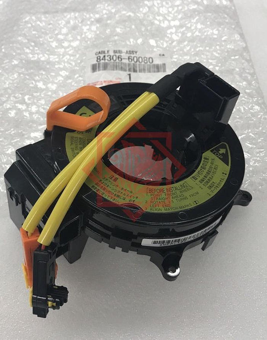 84306-60080 GENUINE SPIRAL CABLE ES300/330 GX470 LX470 4RUNNER - JP-CARPARTS