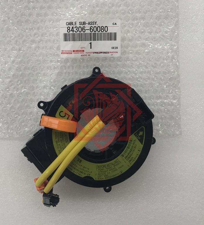 84306-60080 GENUINE SPIRAL CABLE ES300/330 GX470 LX470 4RUNNER - JP-CARPARTS
