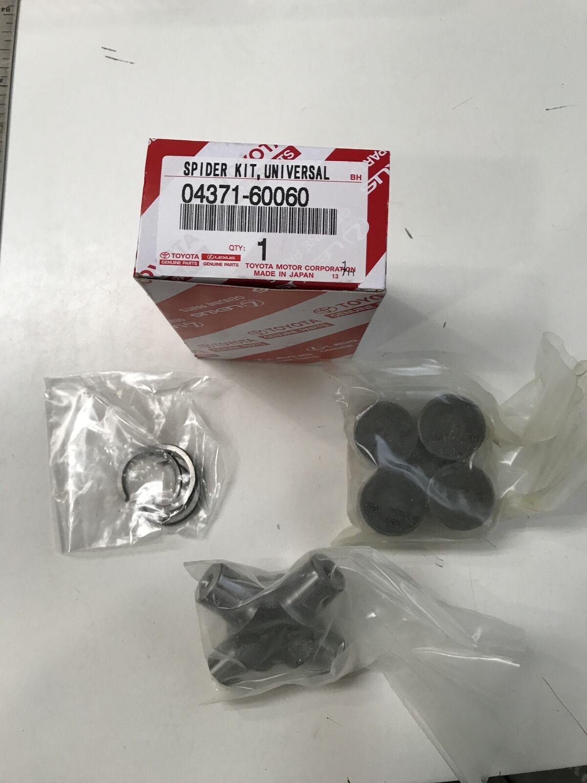 TOYOTA 04371-60060 PIDER KIT FRONT PROPELLER SHAFT UNIVERSAL JOINT - JP-CARPARTS
