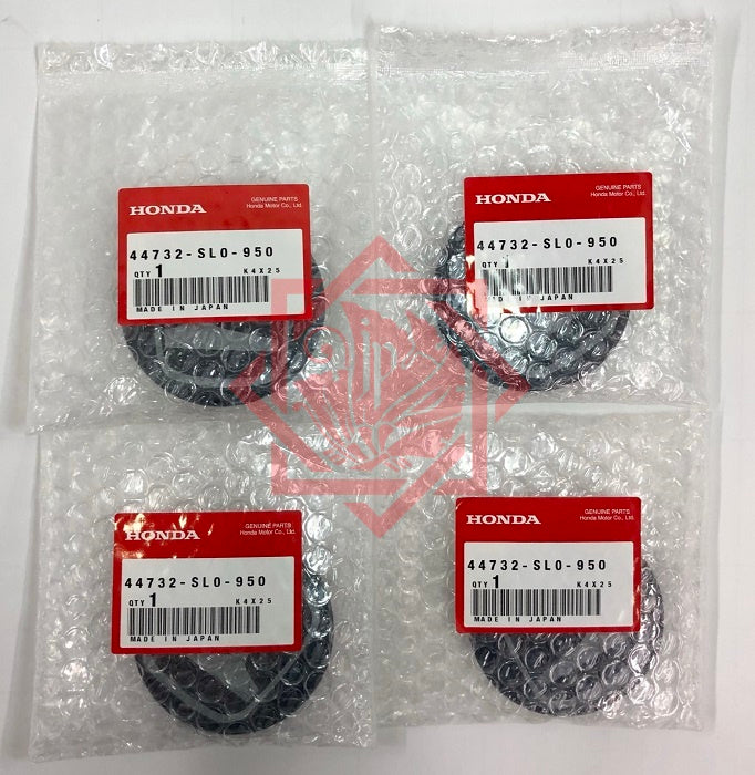 HONDA GENUINE NSX WHEEL CENTER CAP SET 44732-SL0-950 QUANTUM GRAY METALLIC ABA-NA1