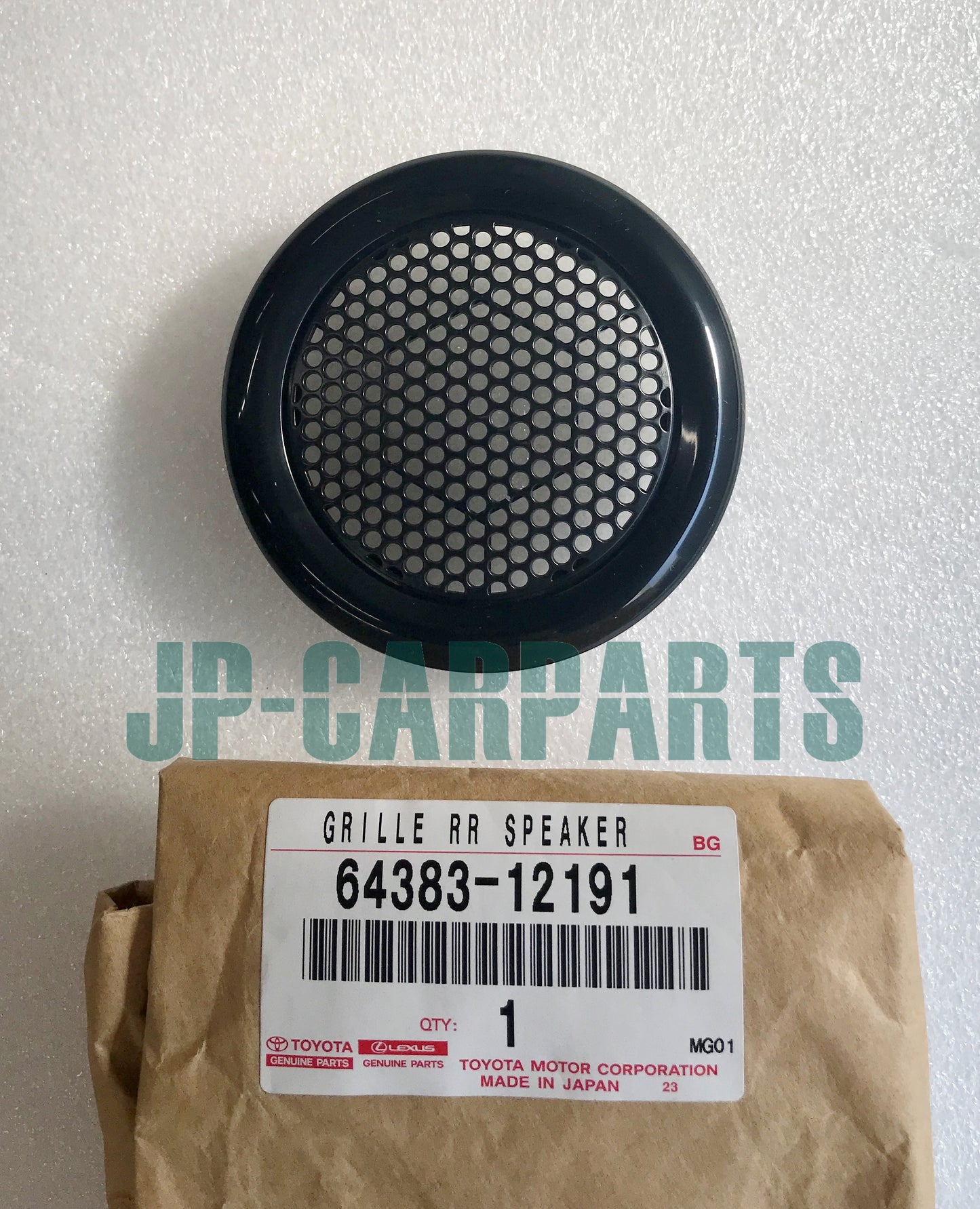 TOYOTA GEUINE REAR SPEAKER GRILLE RH 64383-12191