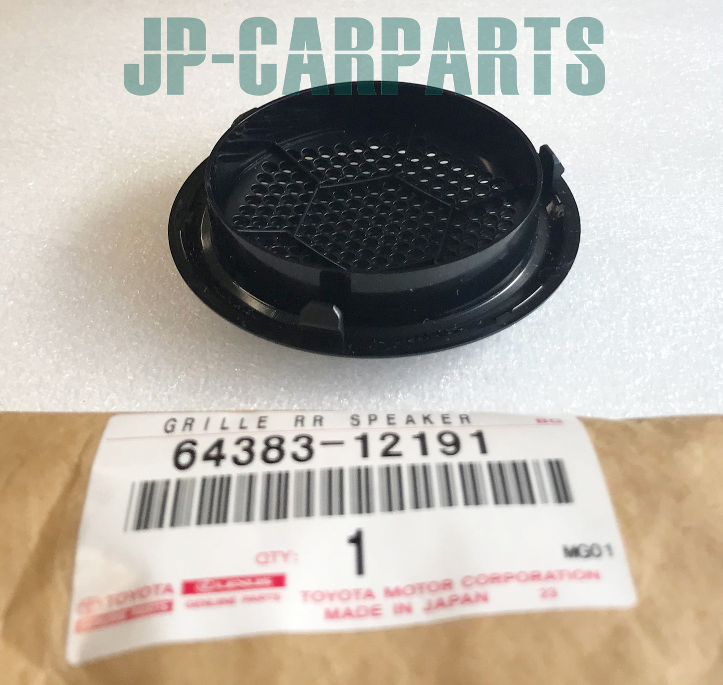 TOYOTA GEUINE REAR SPEAKER GRILLE RH 64383-12191